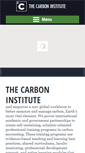 Mobile Screenshot of carboninstitute.org